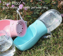 Load image into Gallery viewer, Pup Perks Dog Cat Water Bottle Travel Hydration