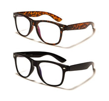 Load image into Gallery viewer, Blue Light Blocking Reflecting Glasses Black Brown Tortise
